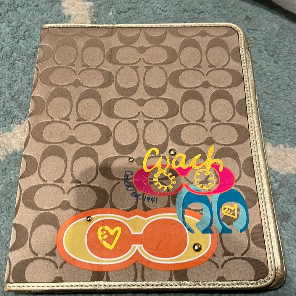 Coach iPad case